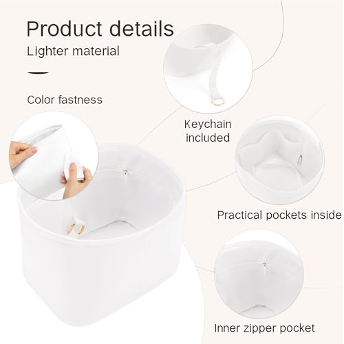 Image of Fits for Picotin Bag Insert Organizer For Hermes(18,Blanc)