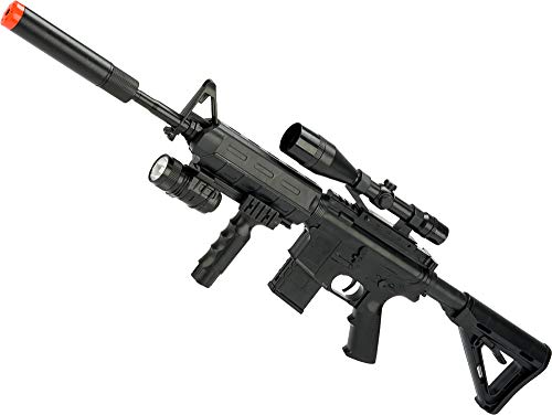 Evike ZM 3/4 Scale Spring Powered Airsoft M4 Rifle (Color: Black)