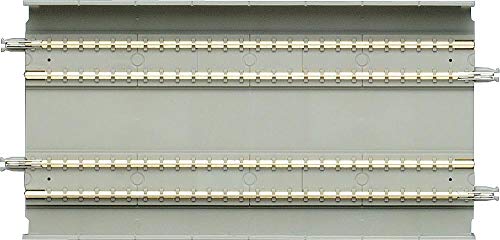 Rails droits doubles TomyTEC 010661 de haute précision avec ballast intégré 140 mm