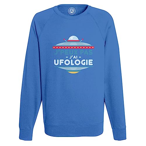 Ufologie Sweat Homme OVNI Extraterrestre Mars Humour Noir