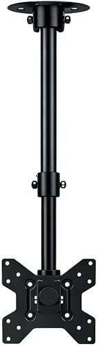 AL 14-42 Inch LED LCD TV Ceiling Mount Bracket Adjustable Telescopic Pole