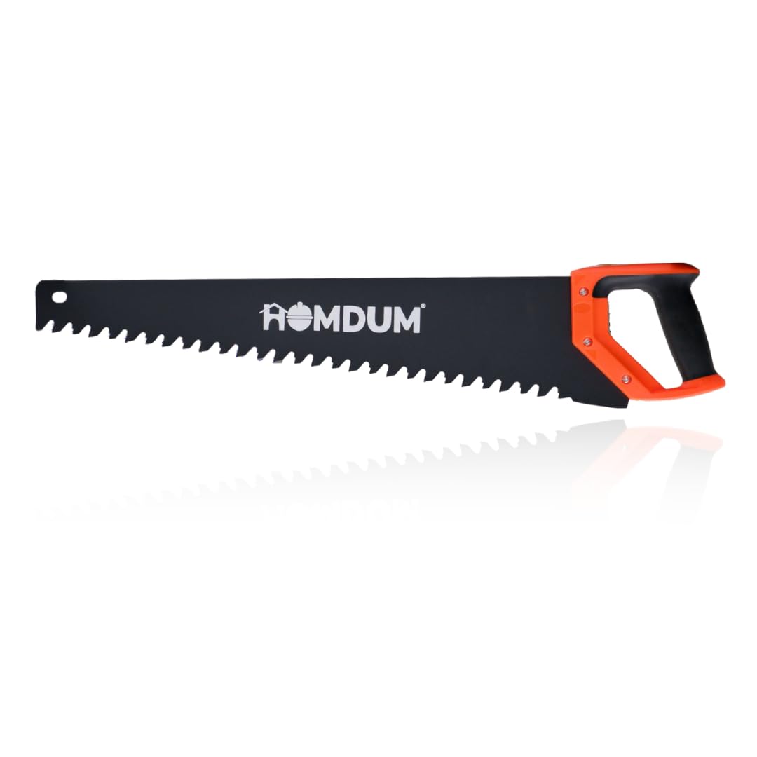 Homdum 20 Inch Siporex Hand Saw TCT Tungsten Carbide Tipped Saw For Concrete Blocks with PVC Handle