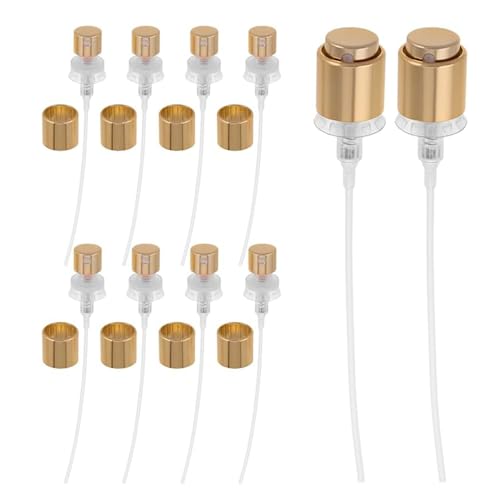 10 boquillas de pulverización para botellas de perfume, atomizador de perfume, mini boquilla de pulverización, compatible con la mayoría de botellas de perfume, ideal para creaciones de fragancias y