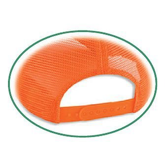 Image of OTTO Neon Polyester Foam Front 5 Panel High Crown Mesh Back Trucker Hat