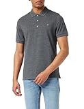 FARAH® Herren BLANES Polo Shirt Polohemd, grau, M