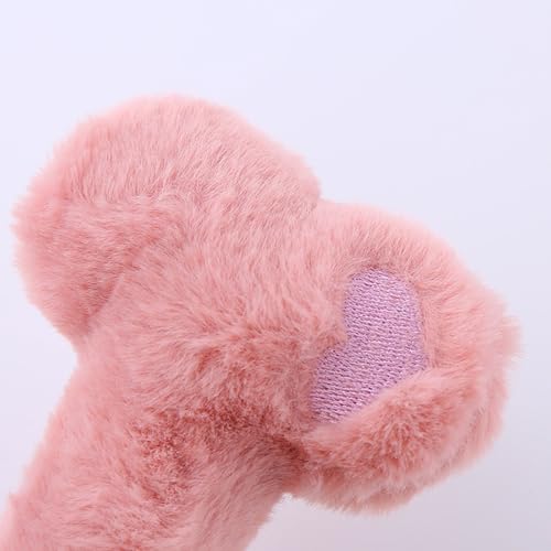 Quietschspielzeug für Hunde niedlich Haustier Hund Plüsch Spielzeug kauspielzeug Hundespielzeug Welpenspielzeug für Welpen, kleine, mittelgroße Hunde, Haustiere (Rosa)