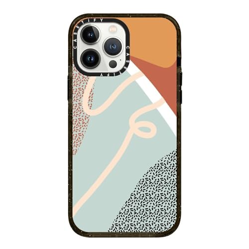 Coque CASETiFY iPhone 13 Pro Max Noir Transparent pour le Quotidien Urbain