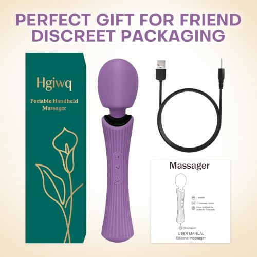 Image of Waterproof Handhel Massager - 12 Powerful Modes, Purple