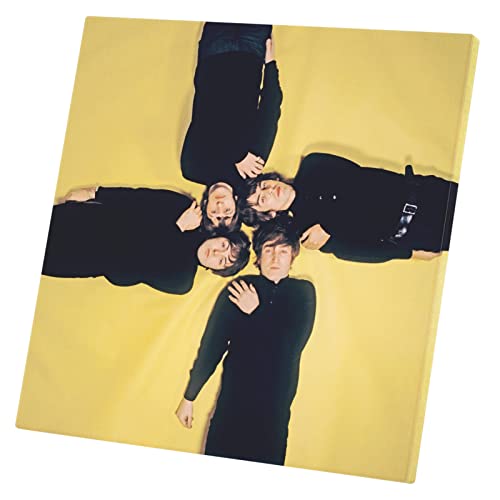 Tableau mural Impression sur Toile The Beatles Hampstead Studio Pop Vintage Photo 1965 (60 cm x 61 cm) - Les Beatles, Paul McCartney, John Lennon, RIngo Starr, George Harrison Tableau mural Impression sur Toile The Beatles Hampstead Studio Pop Vintage Photo 1965 (60 cm x 61 cm)