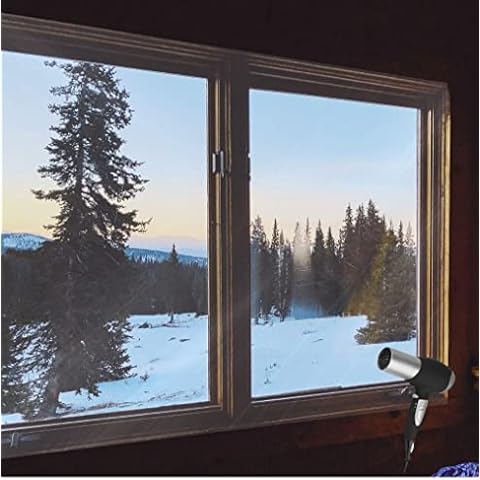 Steexu Window Insulation Kit For Winters - Clear window Seal Kit to Avoid Condensation In winters - Window Heat Blocker - Insulated Window Protection Film Cover
