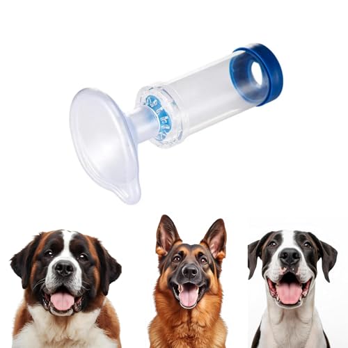 Image of Pet Inhaler Spacer with Face Mask, Breathing Chamber for Pets, Dog Inhaler Spacer with Comfortable Mask. (for Dogs Large & XL)