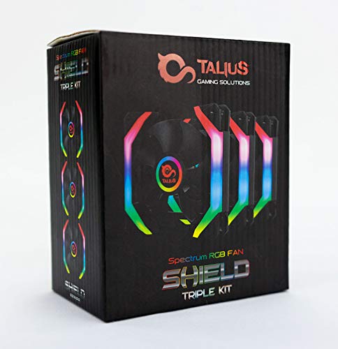 TALIUS, TECH 4 U Kit 3 Fan + Controller with Shield Spectrum Controller 12 cm