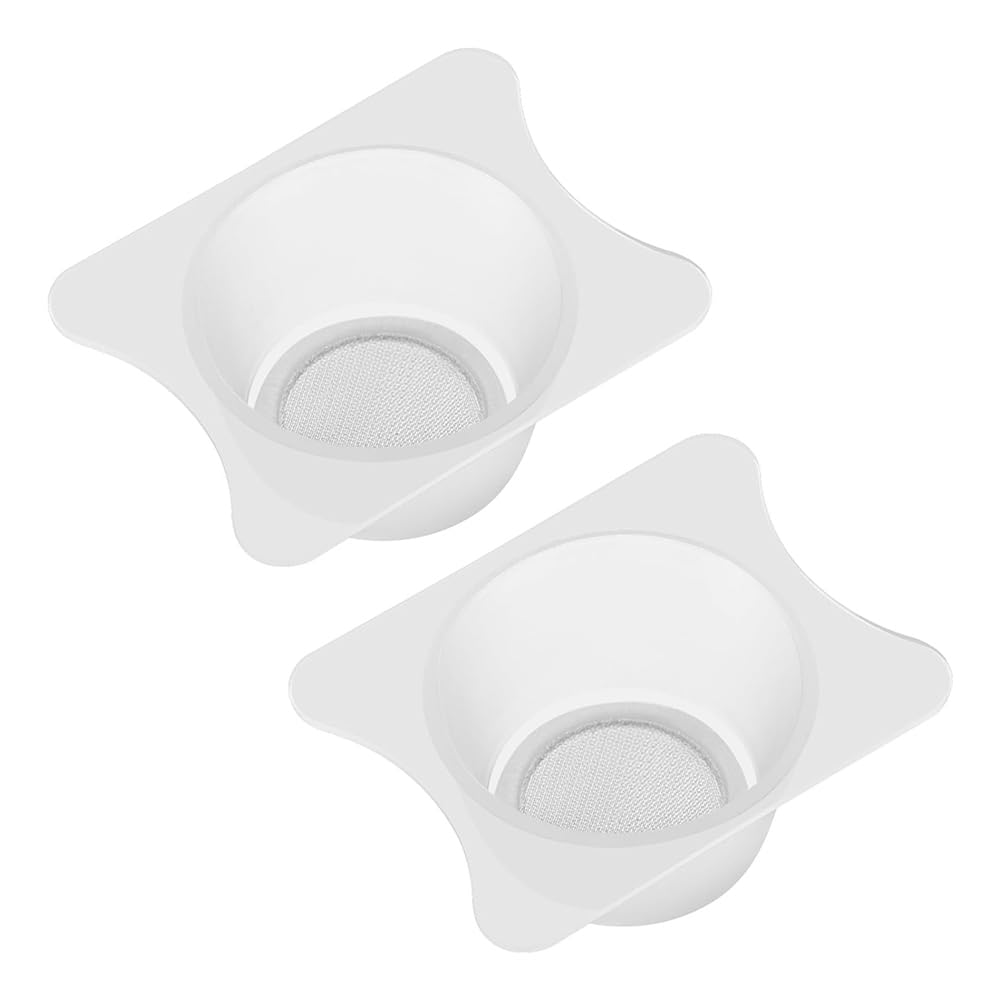 für Lack -Airbrush -Zubehör 2 PCs PP Filter Cup Sieb, Größe 1,30 "X 0,98"