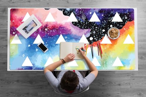 Tapis de jeu de bureau 120x60 cm idéal à la maison pour protéger l'espace de travail avec style