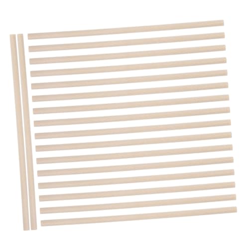 DECORNIJIA 200 piezas Unidades Varillas de Madera sin Acabado para Manualidades DIY Palos de Madera Natural para Tartas Ramilletes y Proyectos Artísticos Sostenibles y Seguras para Artesanía