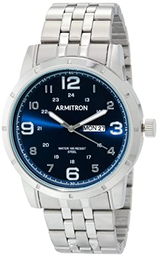 Montre Armitron bracelet métal homme parfaite du bureau aux sorties du weekend