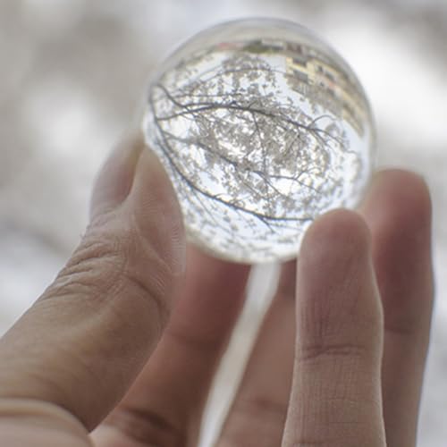 Boule de cristal STOBAZA en cristal blanc idée cadeau originale pour bureau