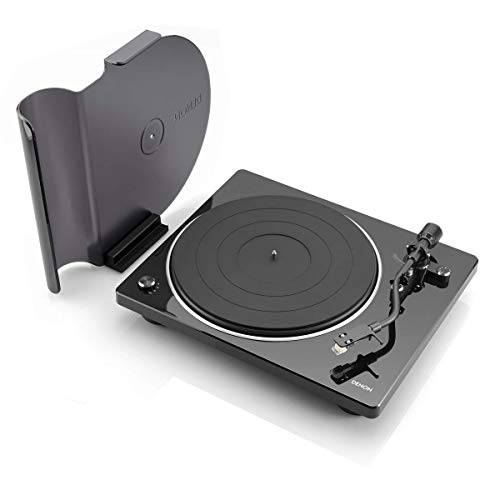 Denon DP-400 Semi-Automatic Analog Turntable with Speed Auto Sensor | Specially Designed Curved Tonearm | Supports 33 1/3. 45, 78 RPM (Vintage) Speeds | Modern Looks, Superior Audio (Renewed)