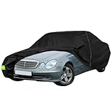 Kistrba Car Cover Compatible with 1993-2009 Mercedes Benz E-Class W124/W210/W211 Sedan, Custom Fit 300D Oxford with Cotton All Weather Full Car Cover