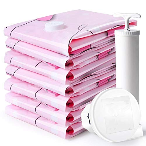 Bolsa de vacío para guardar ropa mantas y almohadas con bomba reutilizable 2