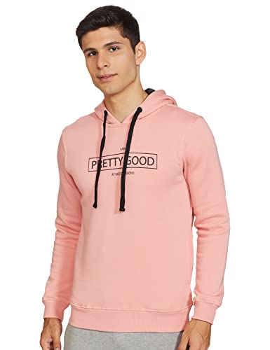 Image of Amazon Brand - Symbol Men's Cotton Blend Hooded Neck Regular Fit Sweatshirt