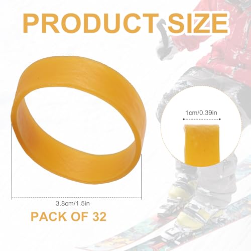 image for lasuroa 32pcs Ski Brake Retainers, Snowboard Brake Bands Retainers Bra