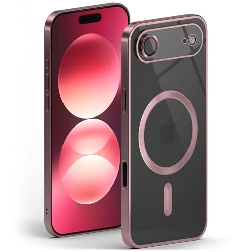 Coque iPhone Air antichoc ONEFLOW Aura rose pour protéger l'appareil photo