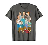 King Of The Hill Iconic Characters Group Shot Retro Poster T-Shirt
