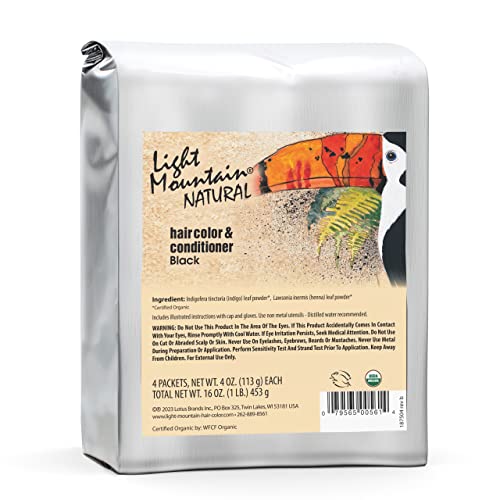 Light Mountain Black Hair Color