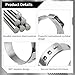 130 Pcs Stainless Steel Single Ear Hose Clamps Kit, 7 Sizes (0.24-0.83In), Crimp Rings for Automotive & Industrial Use, Includes Cinch Tools and Storage Case