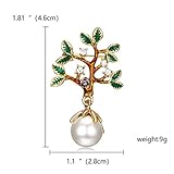 Material: Metall XZFCBH Brosche Elegante tulpe Blume brosche kristall modeschmuck Kleidung zubehör schmuck broschen für Hochzeit broschen 6