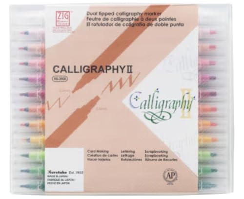 ZIG メモリーシステム カリグラフィー2 24色セット(MS-3500/24V)