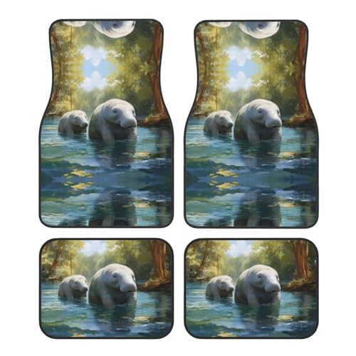 Tapis de voiture lamantins universels BROLEO protection sol automobile antidérapante