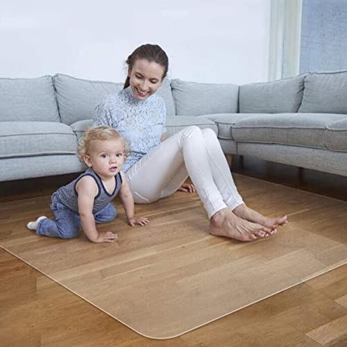 Office Chair Mat For Carpet, Computer Gaming Rolling Chair Mat 36” X 48” 30” X 48” 64” X 48” 60” X 48” Transparent Floor Mats Wood/Tile Protection Mat For Home Office, Anti-Slip ( Size : 24” X 48” ) #TOP2