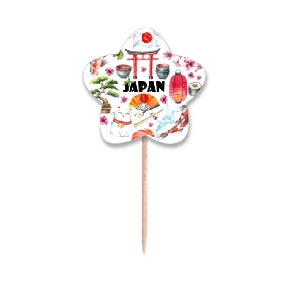 Cure-dents japonais mignon et poétique pour émerveiller vos convives