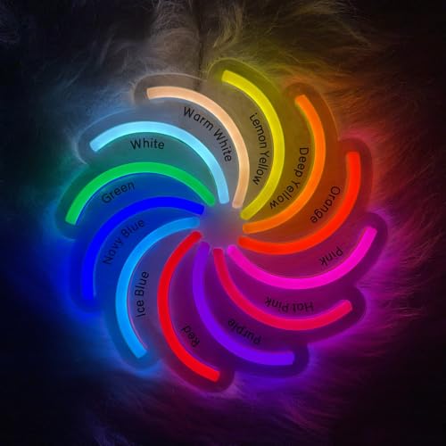 Image of Custom Neon Signs Personalized Name Science Teacher Chemistry Beaker LED Neon Light Science Classroom Wall Decor Professor Gift Teacher Back to School Sign