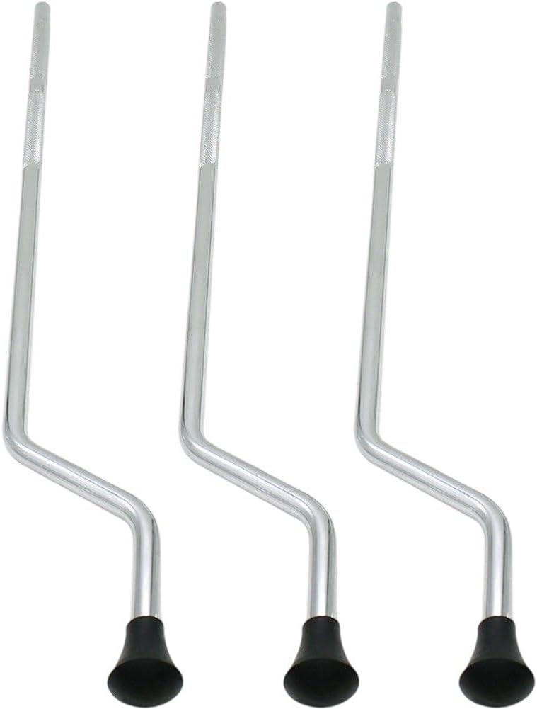 3pcs Tom Leg for Drum Percussion Instrument Parts Replacement Parts DIY, Drum Fitting Drum Support Leg Floor Tom Leg Bracket Feet Anti-Slip