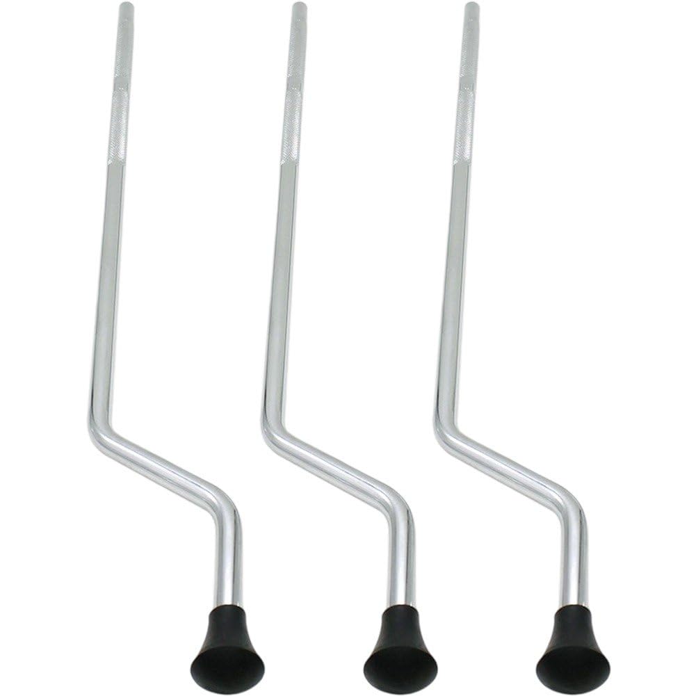Lot De 3 Pieds De Tom Basse pour Percussions, Pièces De Rechange, Pieds De Support pour Batterie