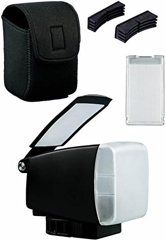 BounceLite Solo Flash Modifier and Speedlite Diffuser/Softbox with Reflective White Card and Quick Changing Filter System