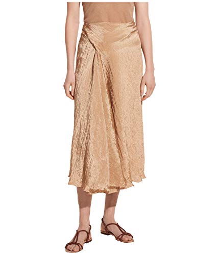 Vince Textured Drape Skirt Sun Khaki 10