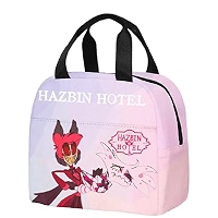 Hazbin Hotel Alastor - Zaino Charlie Morningstar/Angel Dust/Vaggie Anime Hazbin Hotel Bag per studenti, Modello 8., 30*17*40 cm
