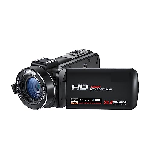 Caméra vidéo vlog tournage DELURA HD zoom 16X avec micro et vision nocturne
