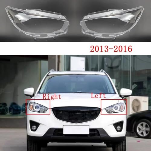 Capots phares voiture pour Mazda CX-5 2013-2016 remplacement vitre gauche