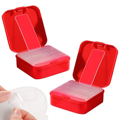 Beufee120PCS���ʔS���p�b�h�A2x0.8�C���`�̓������ʃe�[�v��`�����t���e�[�v�X�g���[�W�{�b�N�X��ǂɊ|�̎ʐ^