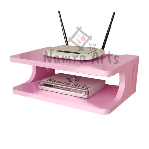 NAMRA ARTS Engineered Wood Setup Box Stand/Set Top Box Stand Wall Mount