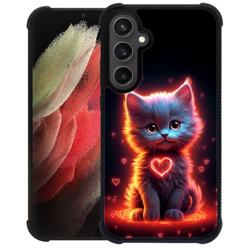 Coque chat Galaxy S24 souple et antichoc pour adulte