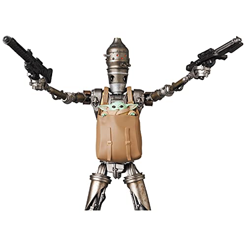 MAFEX No.158 The Mandalorian IG-11 Total Height Approx. 7.3 inches (185 mm), Painted Action Figure by Medicom - Image 4