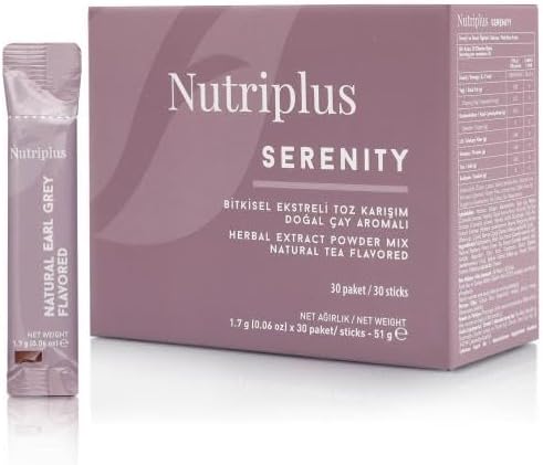 Farmasi Nutriplus Mixture of Herbal Extract, Natural Tea, Bergamot Aroma, 30 Sticks - Herbal Tea, Energizing Beverage, Supports Digestion, Herbal Extracts, Bergamot Tea, Natural Ingredients