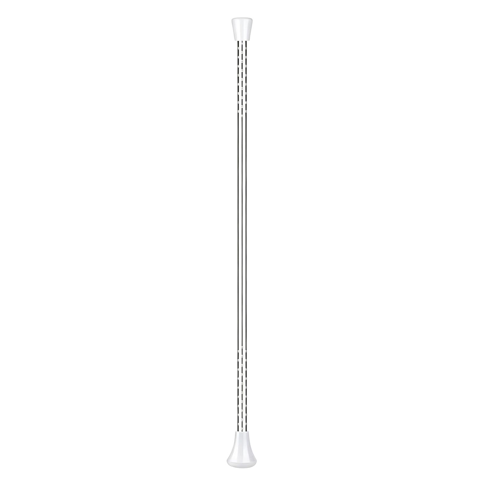 Majorette Baton, Gymnastics Twirling Baton Stainless Steel Dance Stick With Non Slip Plastic End Caps 53.3cm Length For Kids Performance Dance Training School Sports Activities