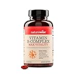 NatureWise Vitamin B Complex for Women and Men - with Folic Acid Biotin B1 B2 B3 B6 B12 - Support Cellular Energy & Mental Clarity - Gluten & Dairy Free, Non-GMO - 150 Softgels[5-Month Supply]